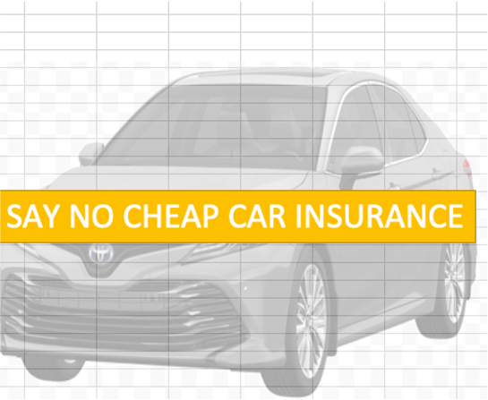 Why you should not go for cheap car insurance.