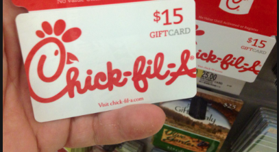How to use Chick-fil-gift card online.
