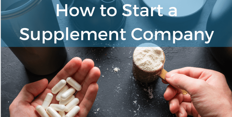 How to start a supplement company.