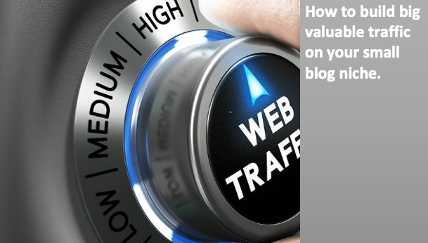 How to build big valuable traffic on your small blog niche.